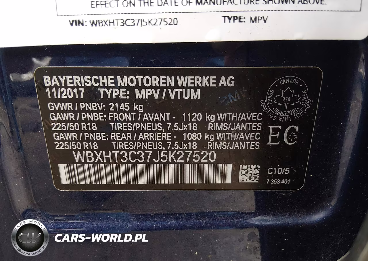 2018 BMW X1 xDrive28I VIN:WBXHT3C37J5K27520 - 9