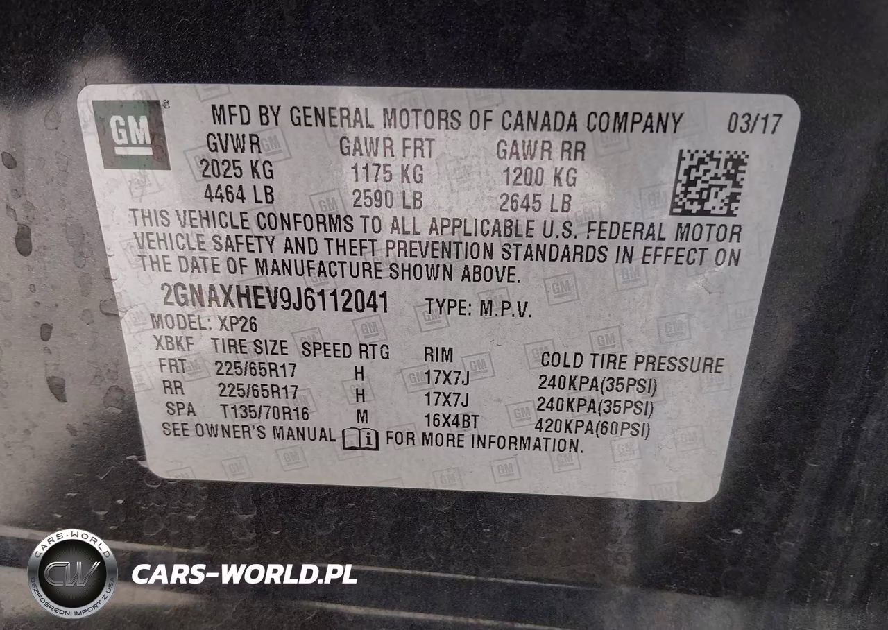 2018 Chevrolet Equinox Ls VIN:2GNAXHEV9J6112041 - 9