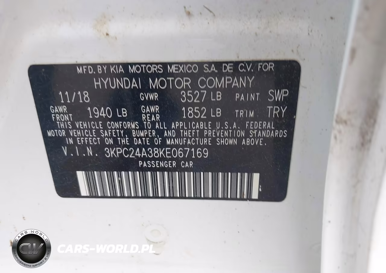2019 Hyundai Accent Sel VIN:3KPC24A38KE067169 - 9