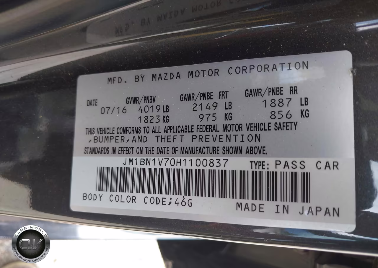 2017 Mazda Mazda3 Touring VIN:JM1BN1V70H1100837 - 9