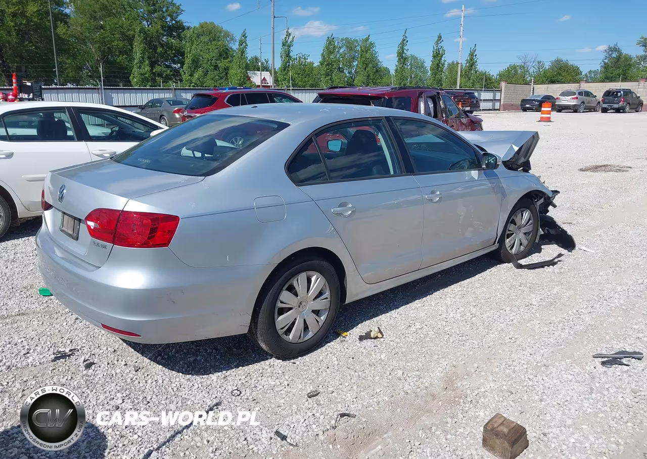 2012 Volkswagen Jetta 2.5L Se VIN:3VWDP7AJ5CM366273 - 4