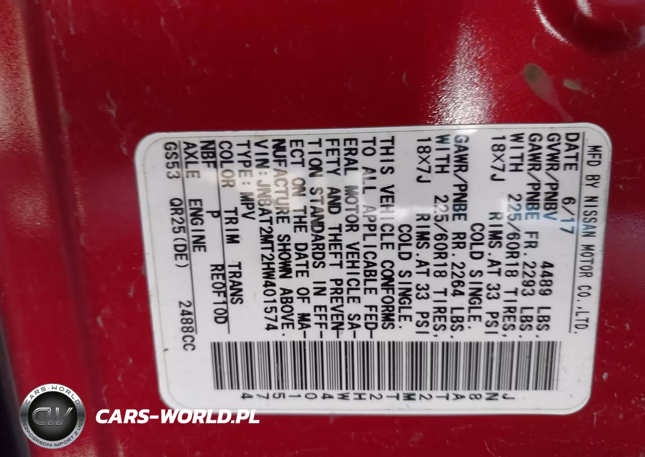 2017 Nissan Rogue Sl VIN:JN8AT2MT2HW401574 - 9