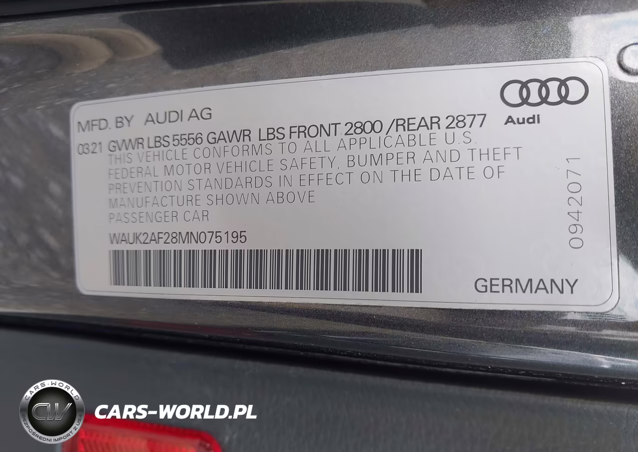 2021 Audi A6 Premium 55 Tfsi Quattro S Tronic VIN:WAUK2AF28MN075195 - 9