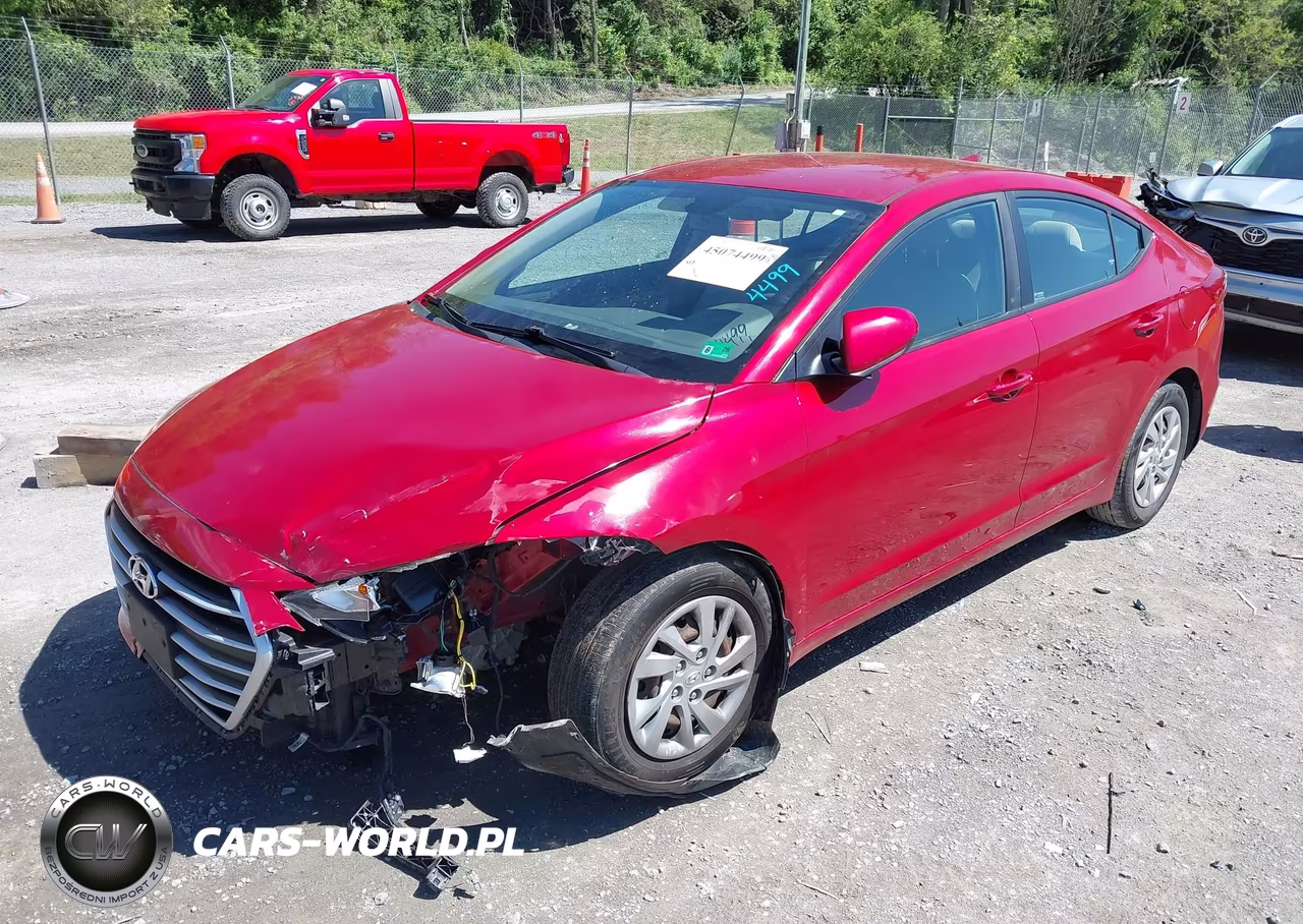 2017 Hyundai Elantra Se VIN:KMHD74LF5HU417795 - 2