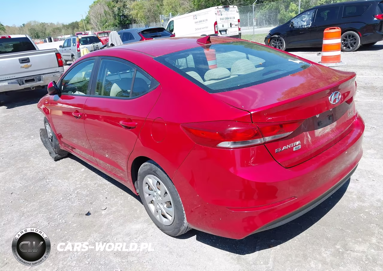 2017 Hyundai Elantra Se VIN:KMHD74LF5HU417795 - 3