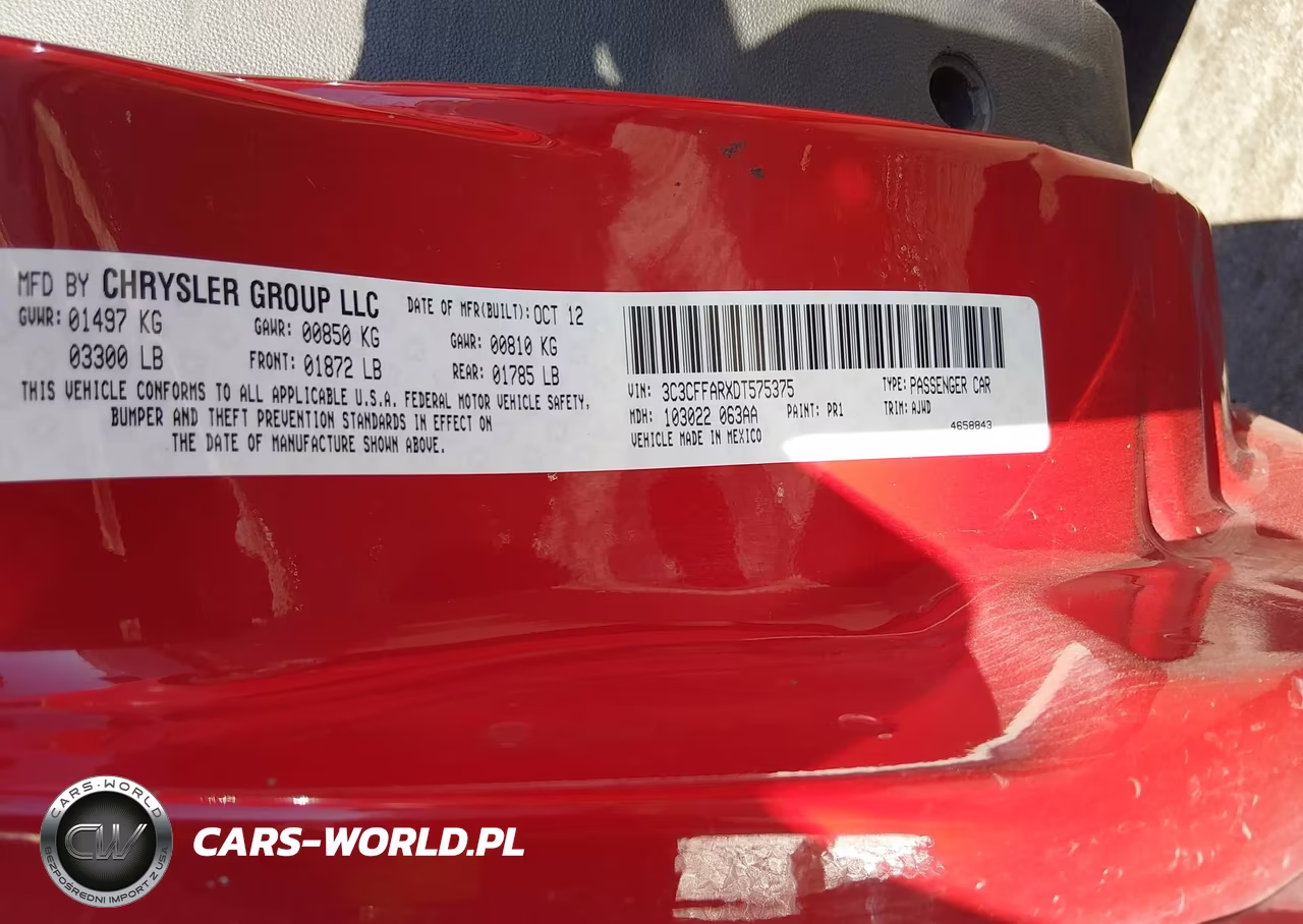 2013 Fiat 500 Pop VIN:3C3CFFARXDT575375 - 9