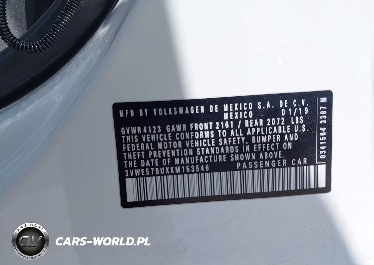 2019 Volkswagen Jetta 1.4T Sel VIN:3VWE57BUXKM153546 - 9