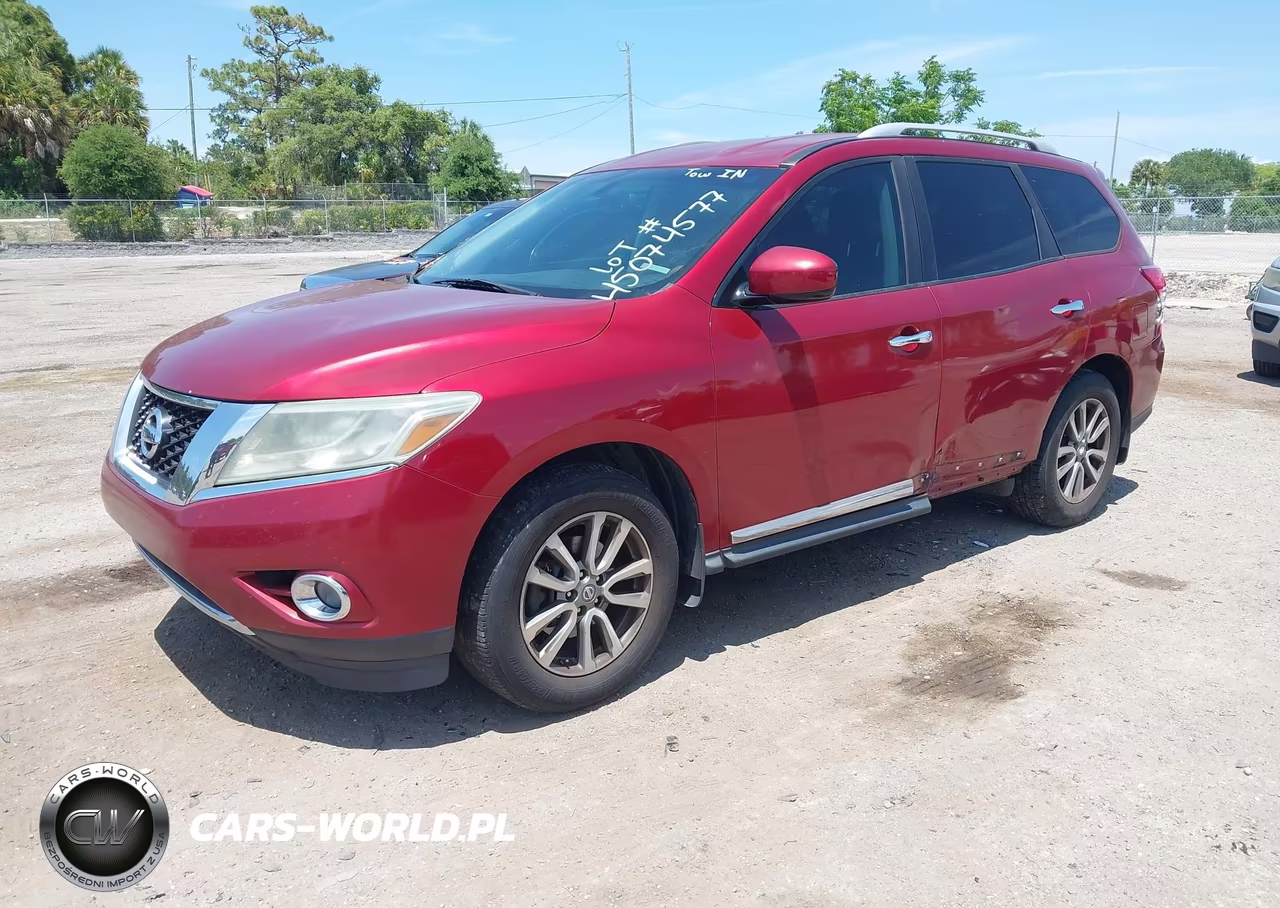 2013 Nissan Pathfinder Sl VIN:5N1AR2MNXDC617126 - 2