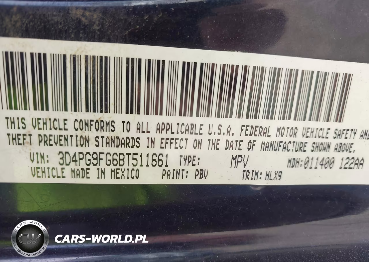 2011 Dodge Journey Lux VIN:3D4PG9FG6BT511661 - 9