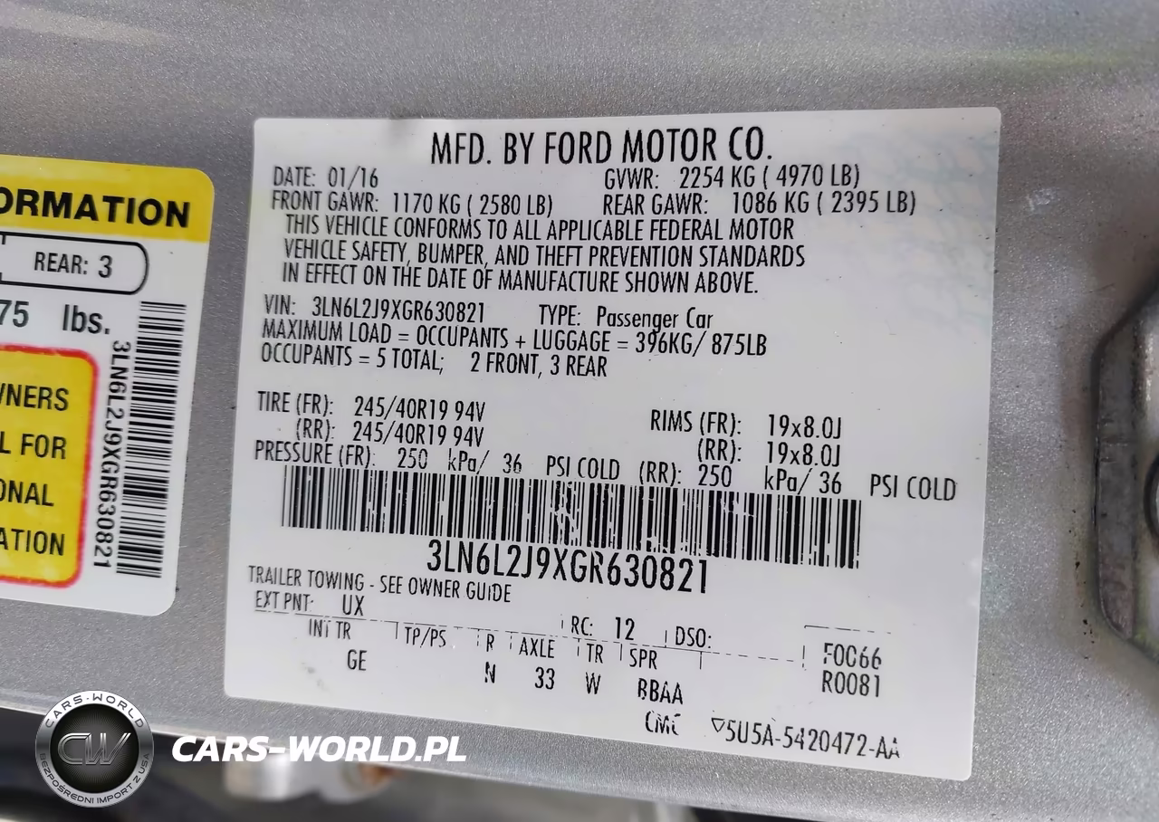 2016 Lincoln Mkz VIN:3LN6L2J9XGR630821 - 9