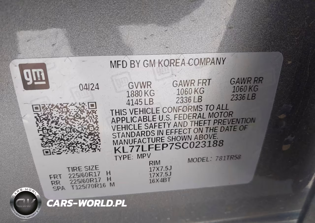 2025 Chevrolet Trax Fwd Ls VIN:KL77LFEP7SC023188 - 9