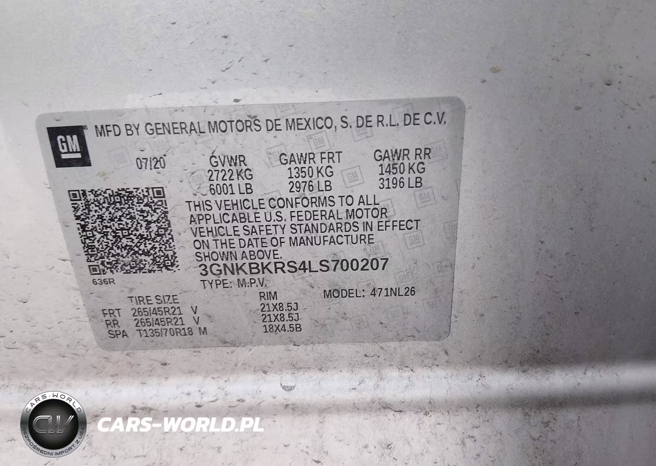 2020 Chevrolet Blazer Awd Rs VIN:3GNKBKRS4LS700207 - 9