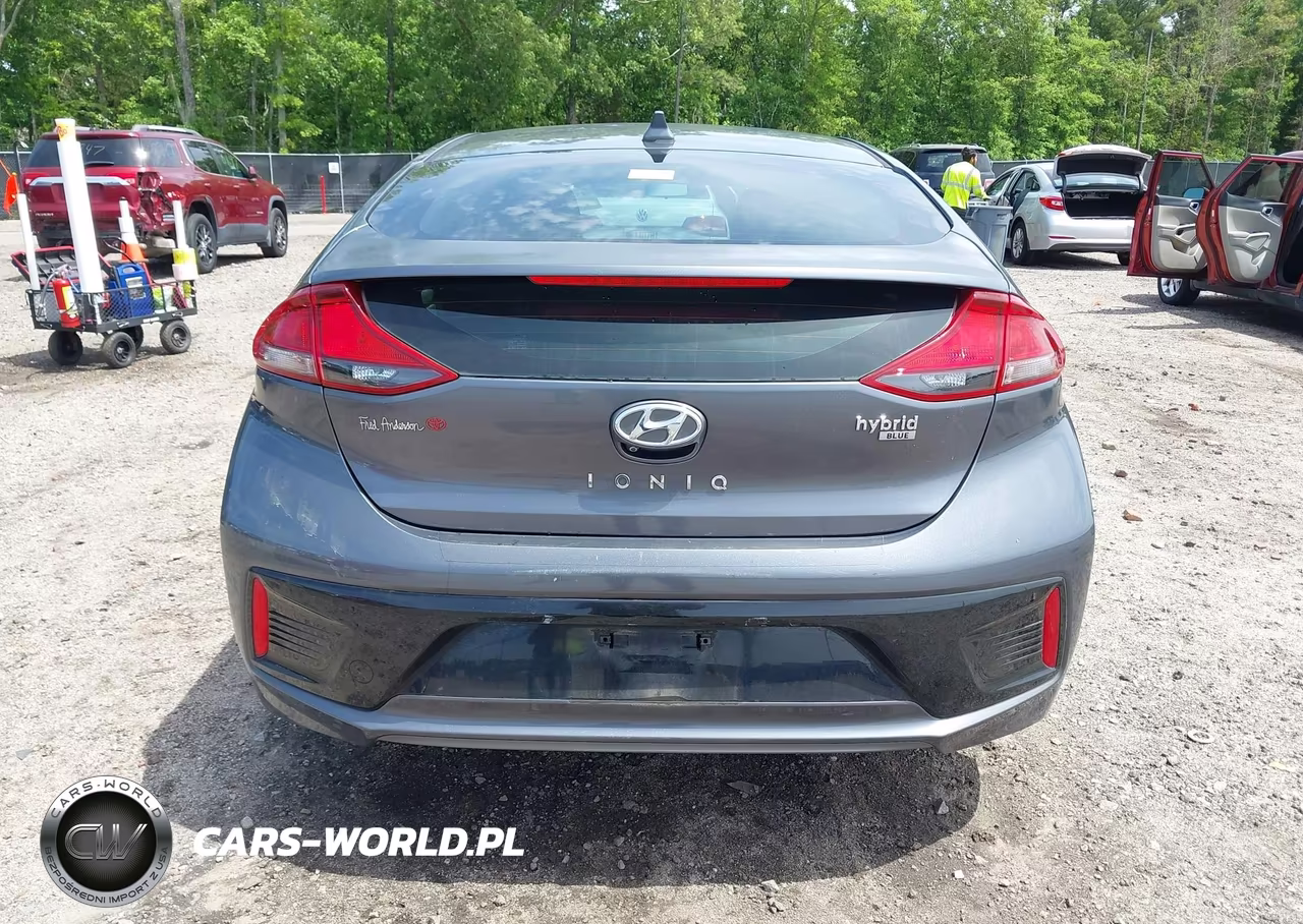 2017 Hyundai Ioniq Hybrid Blue VIN:KMHC65LC8HU048036 - 16