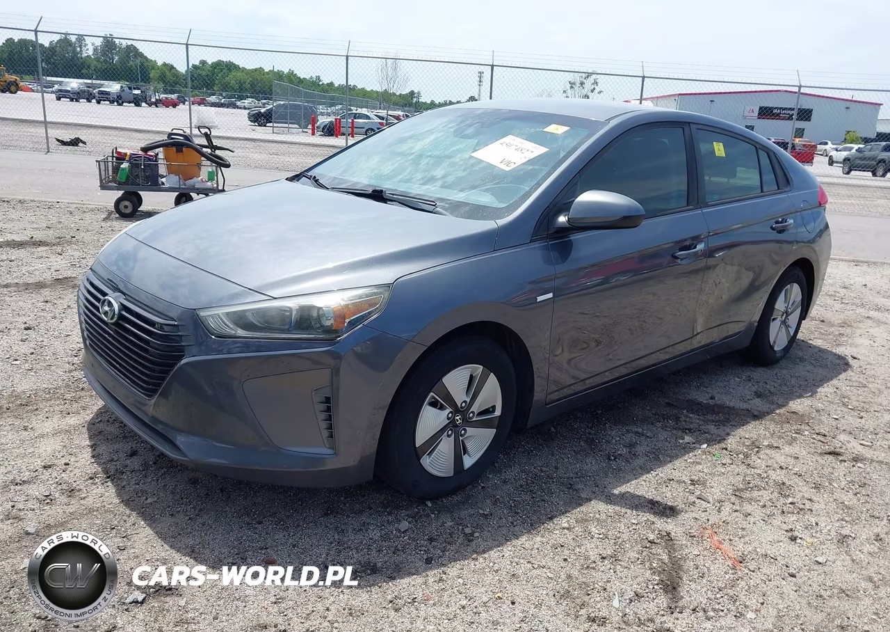 2017 Hyundai Ioniq Hybrid Blue VIN:KMHC65LC8HU048036 - 2