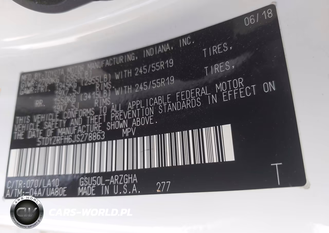 2018 Toyota Highlander Limited VIN:5TDYZRFH6JS278863 - 9