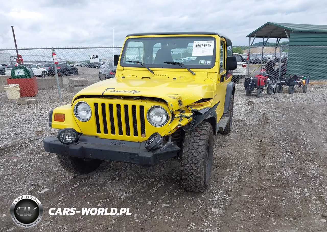 2001 Jeep Wrangler Se VIN:1J4FA29P81P343029 - 2