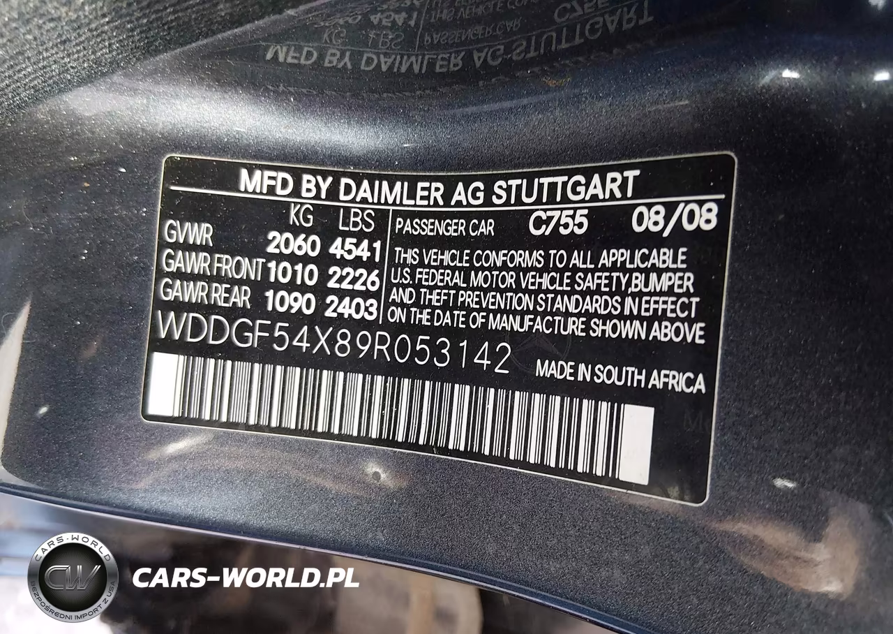 2009 Mercedes-Benz C 300 Luxury-Sport VIN:WDDGF54X89R053142 - 9