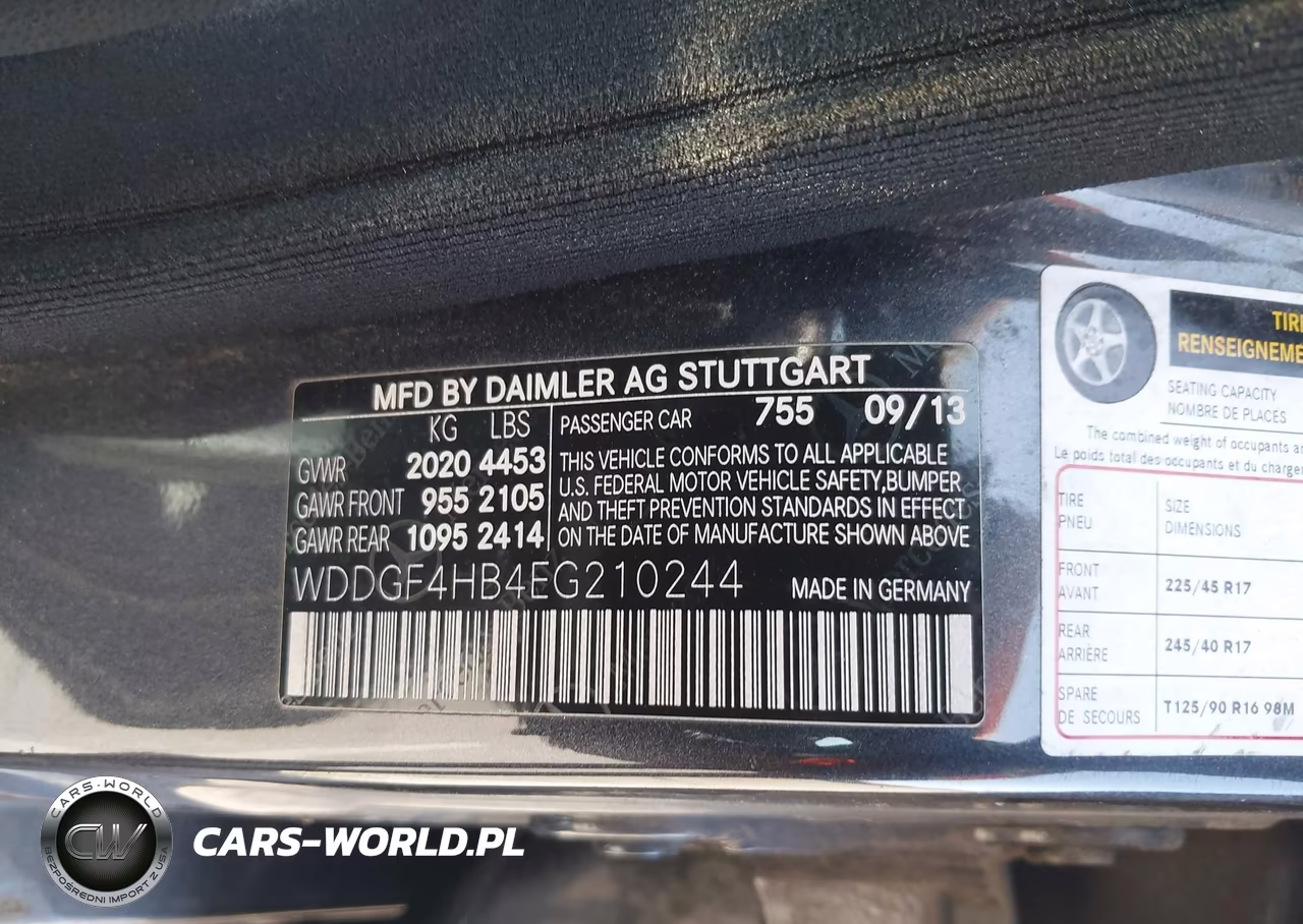 2014 Mercedes-Benz C 250 Sport VIN:WDDGF4HB4EG210244 - 9