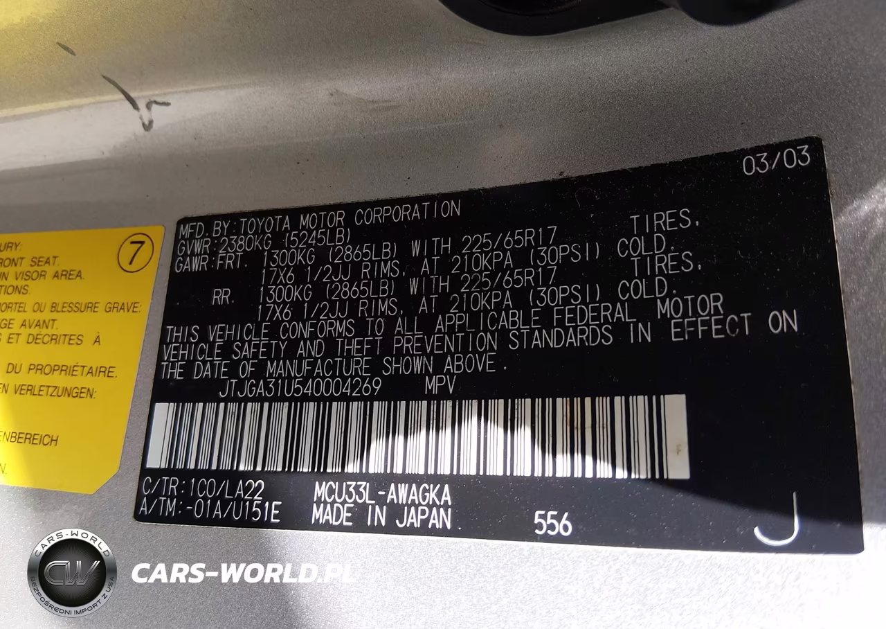 2004 Lexus Rx 330 VIN:JTJGA31U540004269 - 9