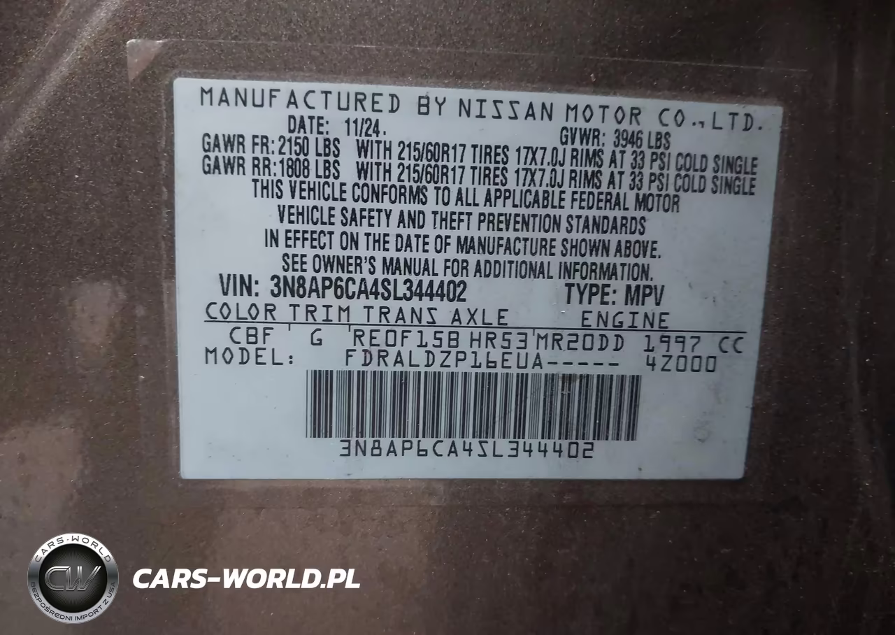 2025 Nissan Kicks Sv Fwd VIN:3N8AP6CA4SL344402 - 9