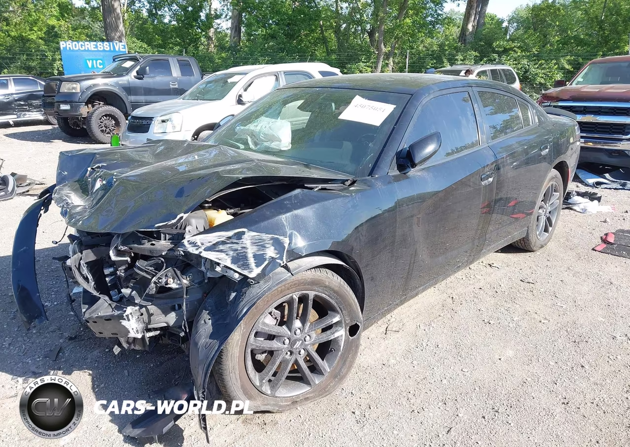 2019 Dodge Charger Sxt Awd VIN:2C3CDXJG2KH743350 - 2
