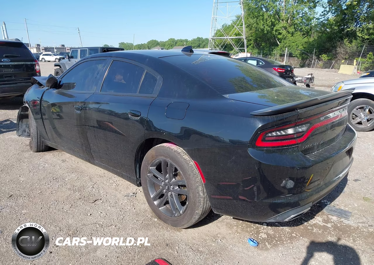 2019 Dodge Charger Sxt Awd VIN:2C3CDXJG2KH743350 - 3