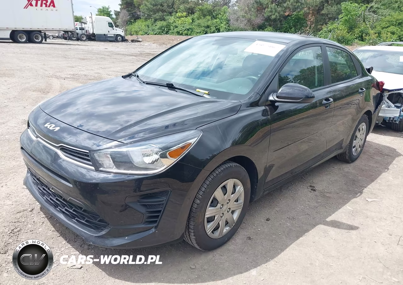 2022 Kia Rio Lx VIN:3KPA24AD9NE491755 - 2