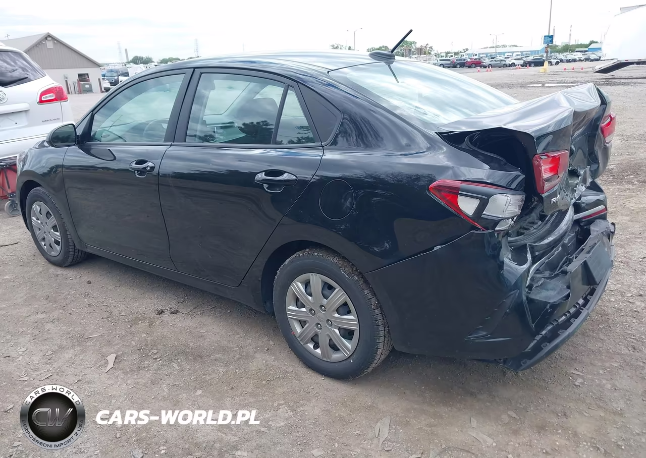 2022 Kia Rio Lx VIN:3KPA24AD9NE491755 - 3