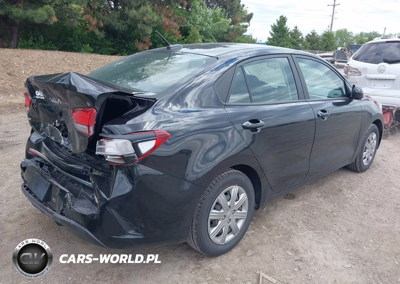 2022 Kia Rio Lx VIN:3KPA24AD9NE491755 - 4