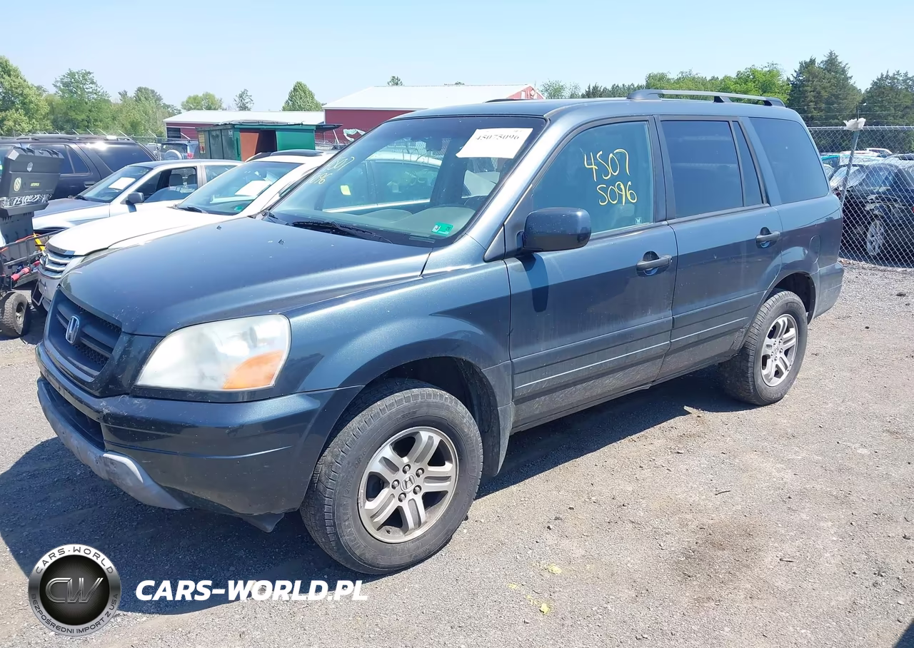 2005 Honda Pilot Ex-L VIN:5FNYF18545B055177 - 2