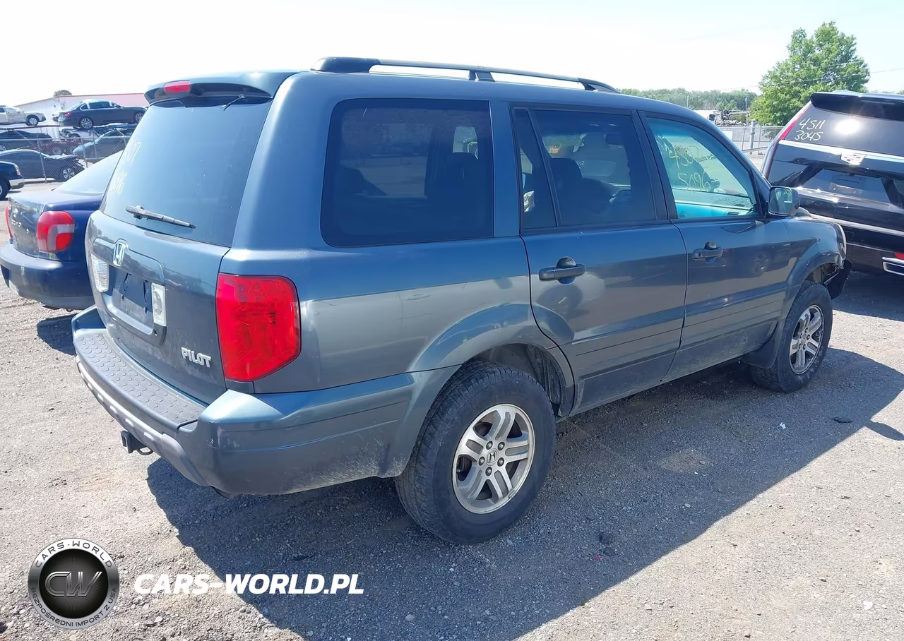 2005 Honda Pilot Ex-L VIN:5FNYF18545B055177 - 4