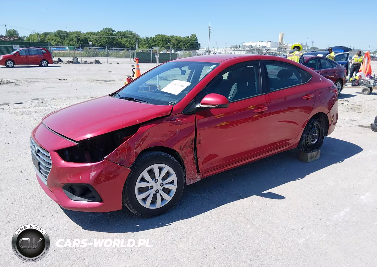 2022 Hyundai Accent Se VIN:3KPC24A6XNE168146 - 2