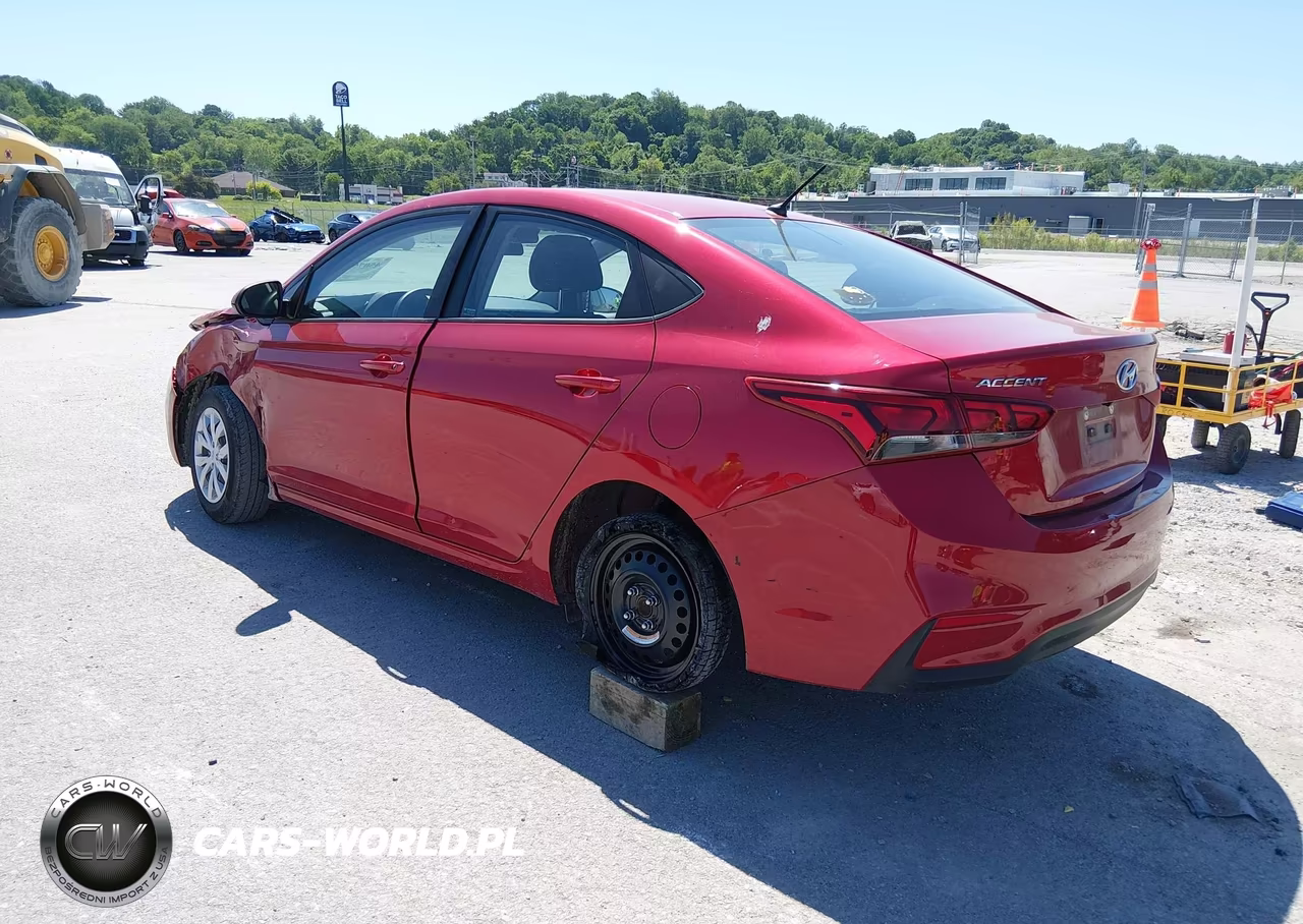 2022 Hyundai Accent Se VIN:3KPC24A6XNE168146 - 3