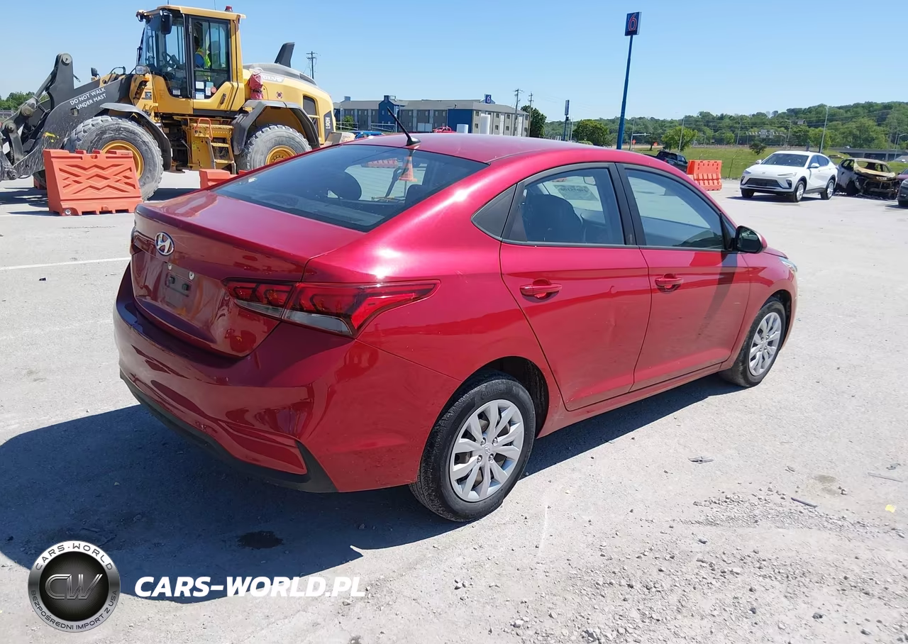 2022 Hyundai Accent Se VIN:3KPC24A6XNE168146 - 4