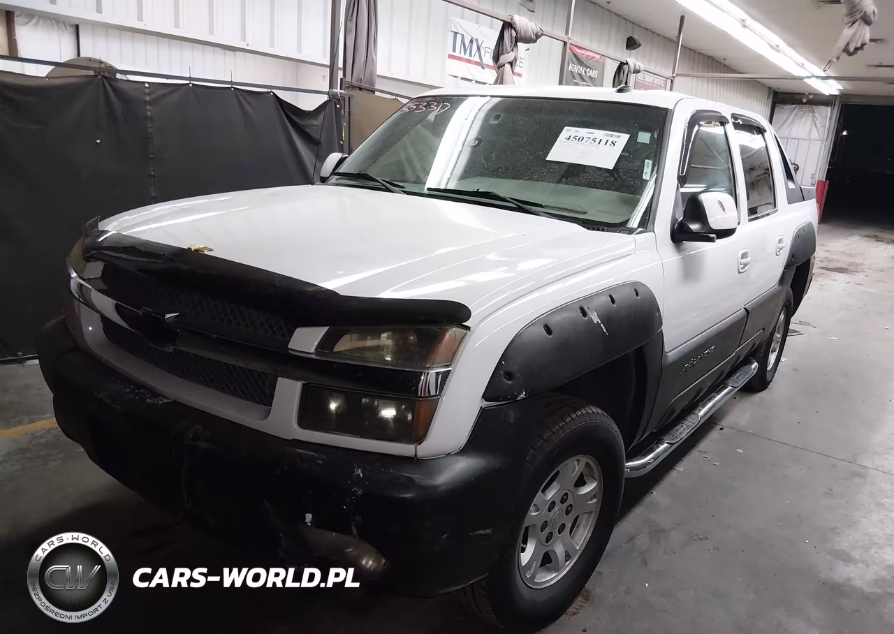 2002 Chevrolet Avalanche 1500 VIN:3GNEK13T32G353317 - 2