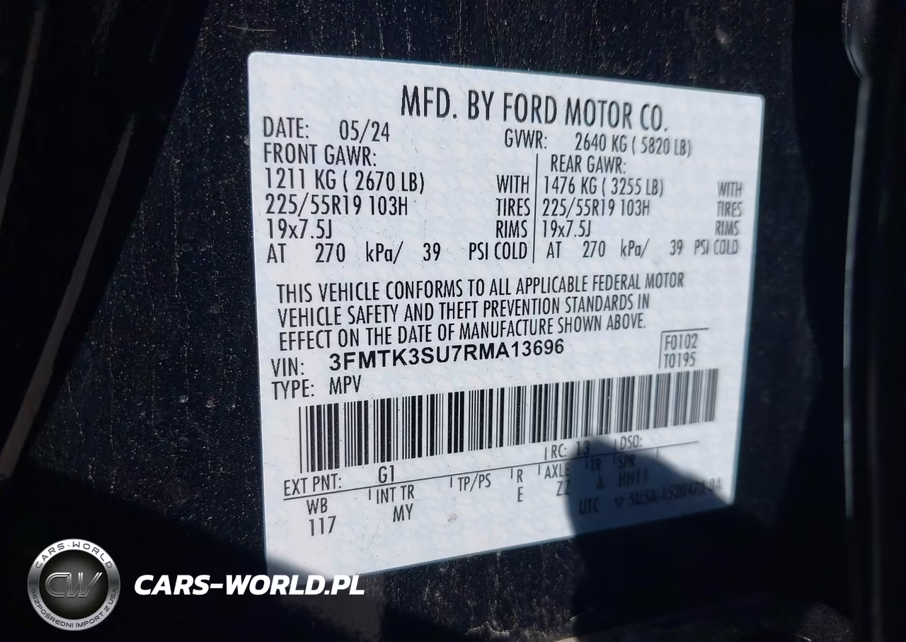 2024 Ford Mustang Mach-E Premium VIN:3FMTK3SU7RMA13696 - 9