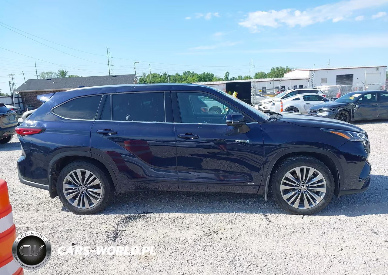 2021 Toyota Highlander Hybrid Platinum VIN:5TDEBRCH9MS031854 - 13