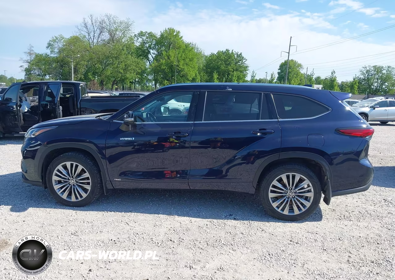 2021 Toyota Highlander Hybrid Platinum VIN:5TDEBRCH9MS031854 - 14