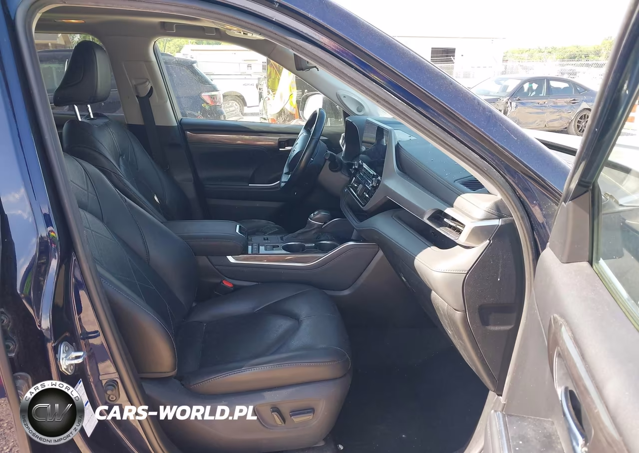 2021 Toyota Highlander Hybrid Platinum VIN:5TDEBRCH9MS031854 - 5