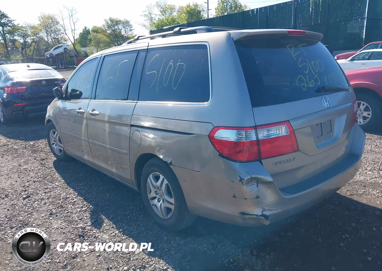 2007 Honda Odyssey Ex-L VIN:5FNRL38797B444247 - 3