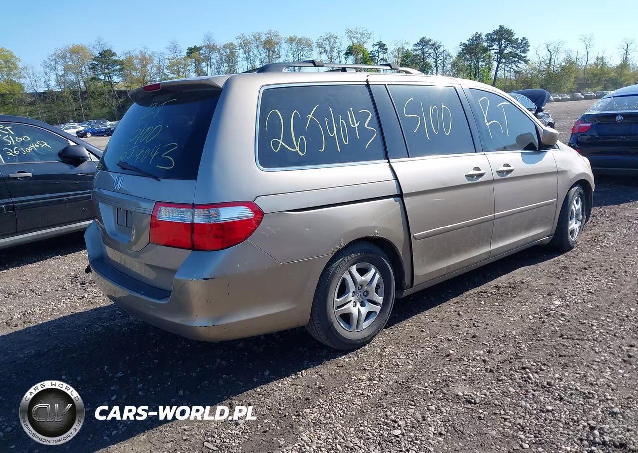 2007 Honda Odyssey Ex-L VIN:5FNRL38797B444247 - 4