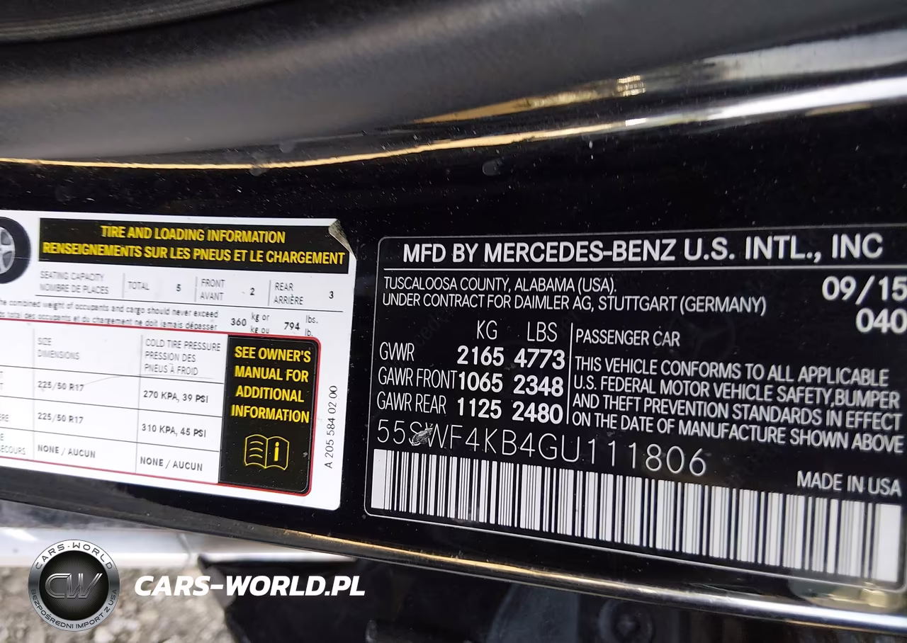 2016 Mercedes-Benz C-Class C 300 VIN:55SWF4KB4GU111806 - 9