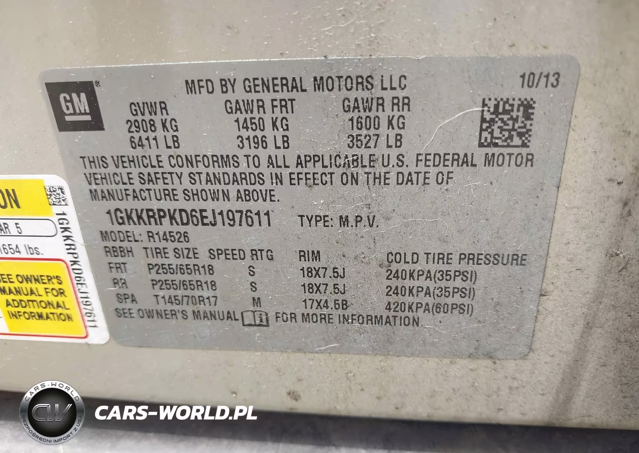 2014 GMC Acadia Sle-2 VIN:1GKKRPKD6EJ197611 - 9
