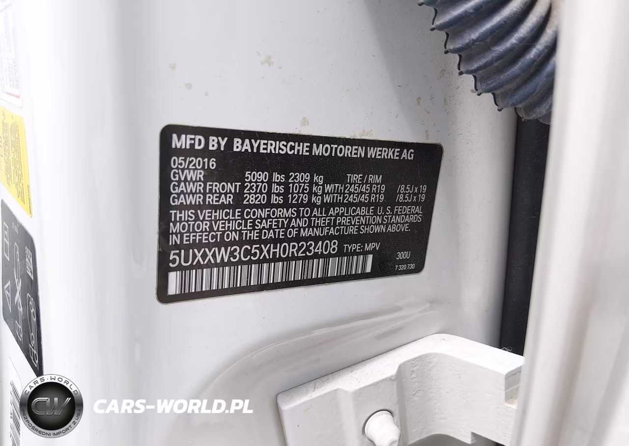 2017 BMW X4 xDrive28I VIN:5UXXW3C5XH0R23408 - 9