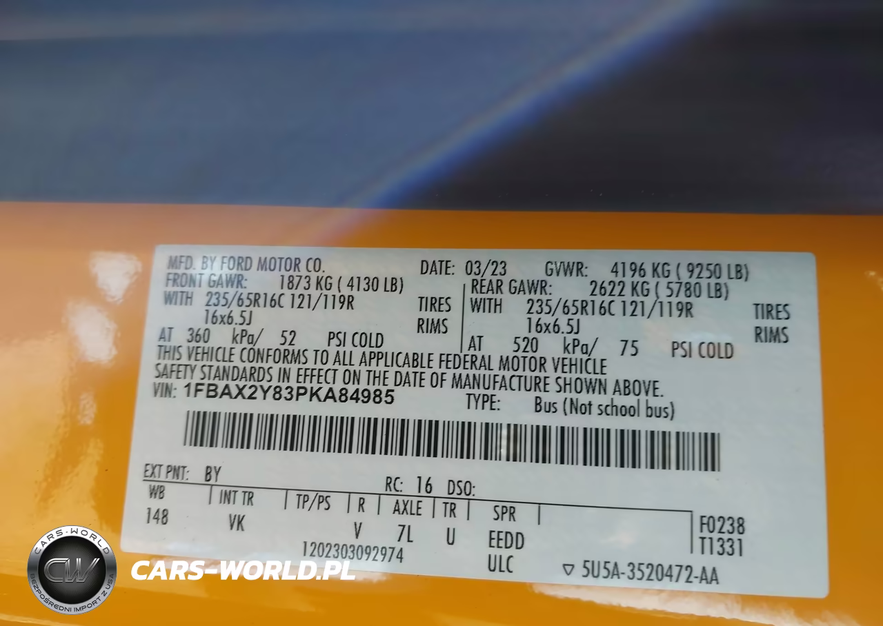 2023 Ford Transit-350 Passenger Van Xl VIN:1FBAX2Y83PKA84985 - 9