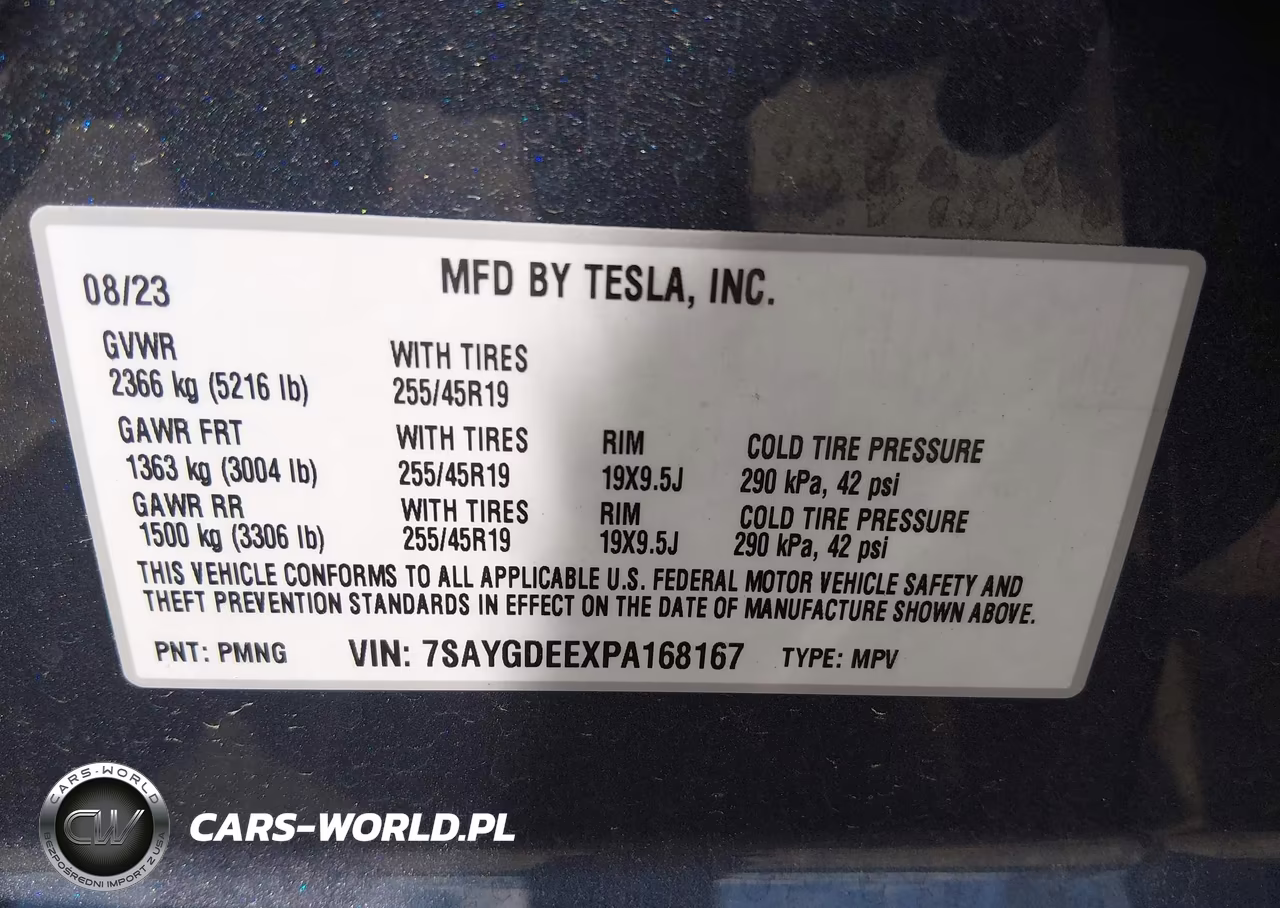 2023 Tesla Model Y Awd-Long Range Dual Motor All-Wheel Drive VIN:7SAYGDEEXPA168167 - 9