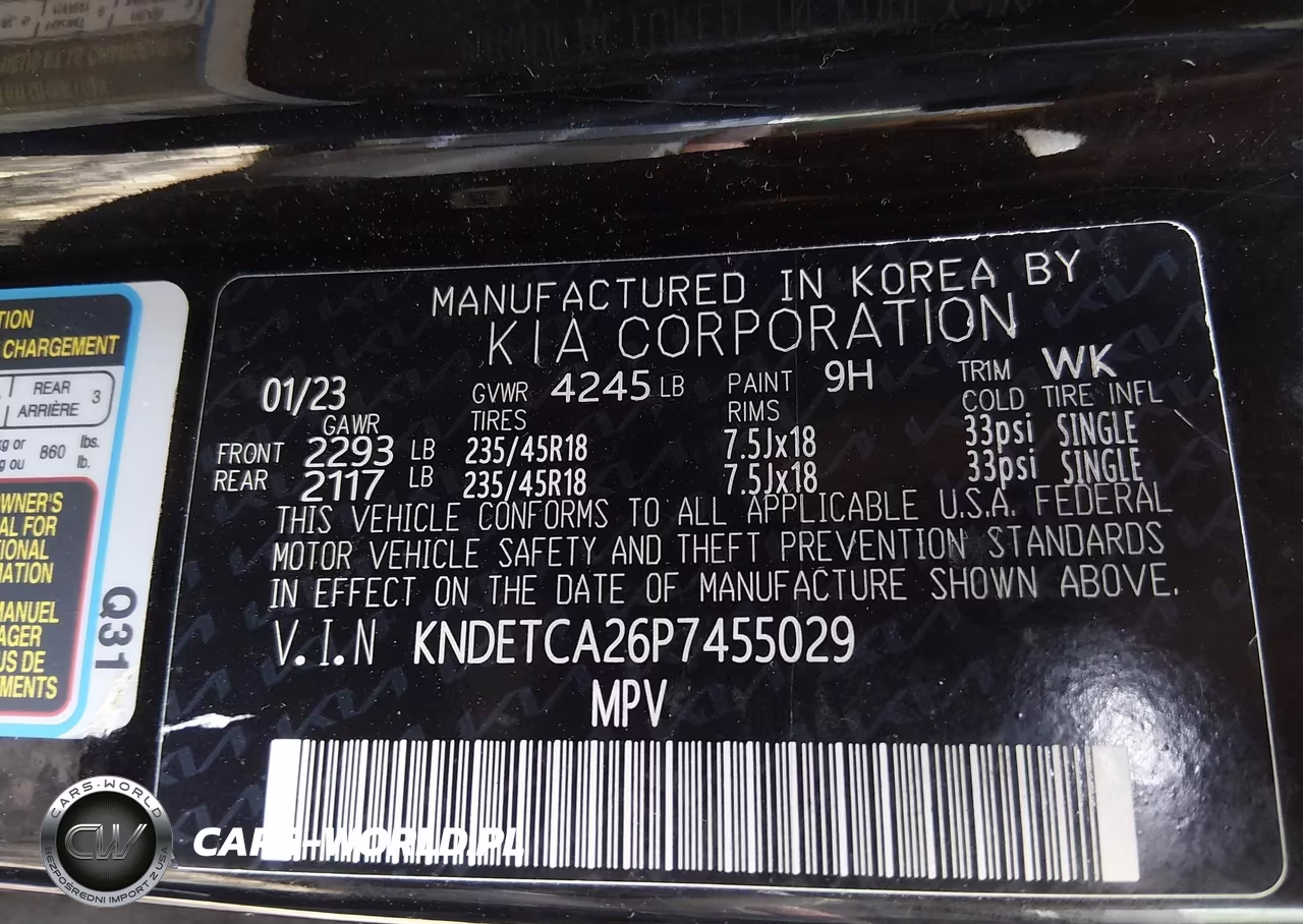 2023 Kia Seltos Sx Turbo VIN:KNDETCA26P7455029 - 9