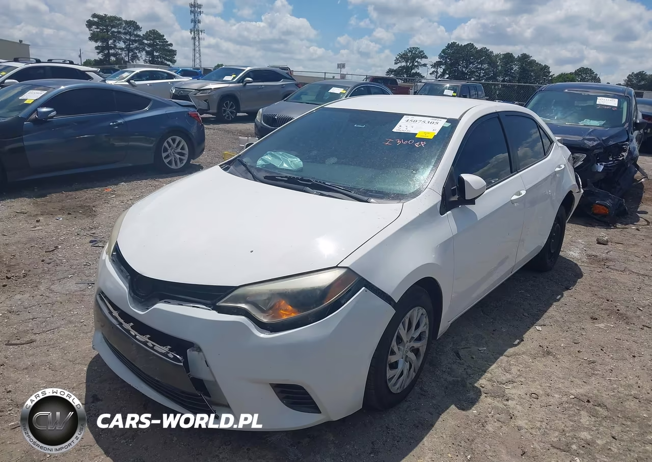 2015 Toyota Corolla Le VIN:2T1BURHEXFC472240 - 2