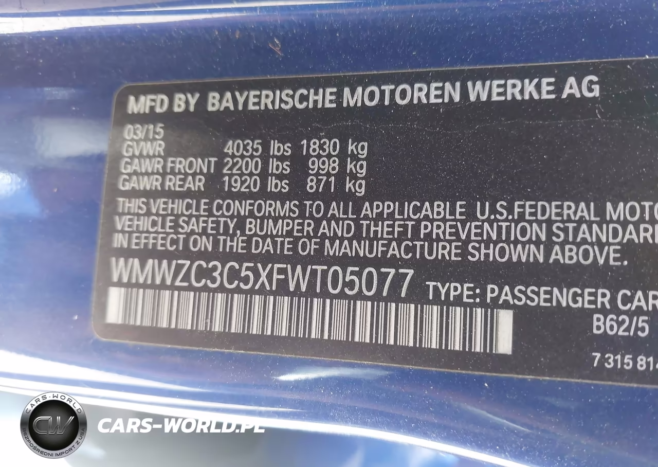 2015 Mini Countryman Cooper S VIN:WMWZC3C5XFWT05077 - 9