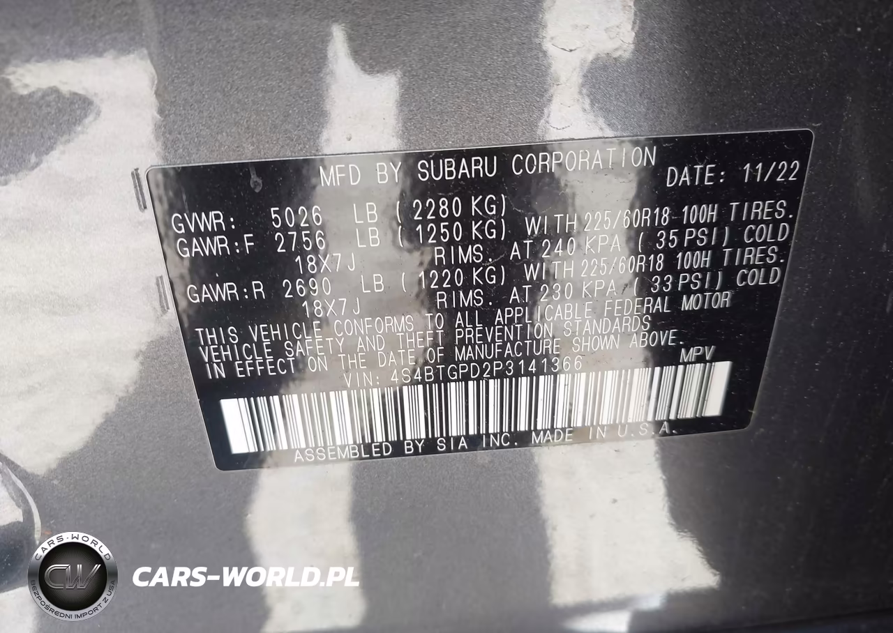 2023 Subaru Outback Touring Xt VIN:4S4BTGPD2P3141366 - 9